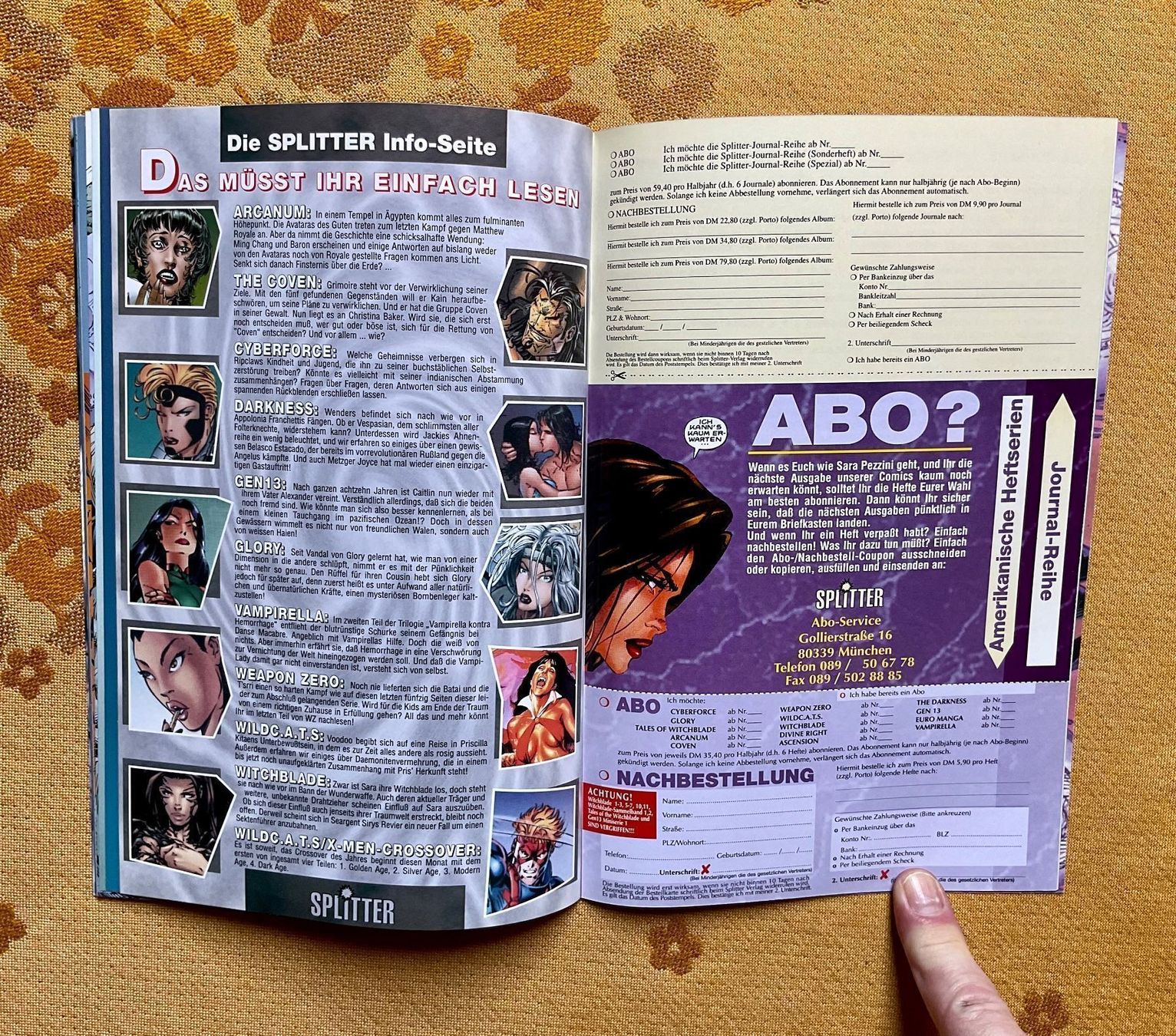 Fumetti: The Coven Heft Nr 4 von 1998 ? – Nuovo (secondo la descrizione) da Endingen venduto da nathan05 6