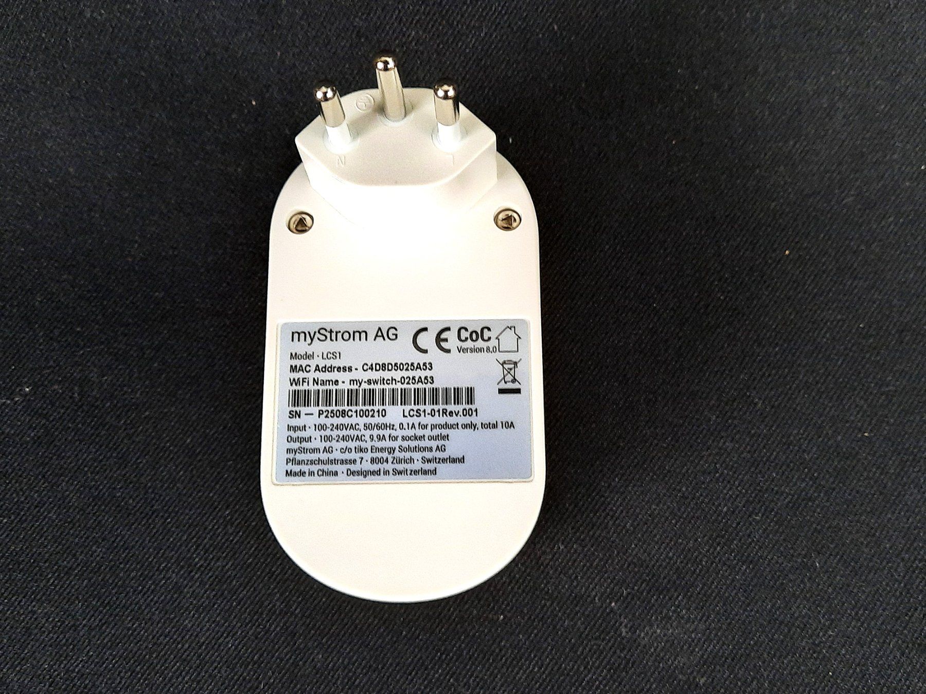 myStrom Fiches d'alim.: MYSTROM WiFi Switch Zero – Neuf (Voir description) à Beinwil am See par Restwert_Beinwil 1