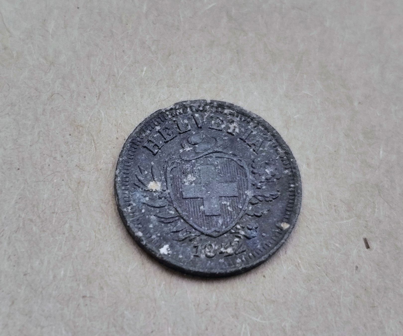 Alle Münzen: Pièce de 1 centime Suisse 1942 – Gebraucht aus Carouge GE von for_8yym 2