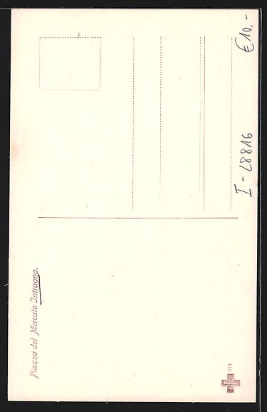 Cartoline postali: AK Intragna, Piazza del Mercato – Usato da Berlin venduto da bartko-reher 1