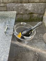 Champagnerkühler mit Tischhalterung neuwertig