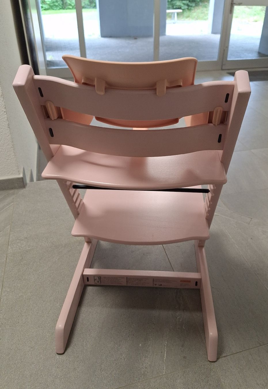 Stokke Seggioloni: Triptrap Stokke mit Baby Set& Boden Gleiter – Usato da Döttingen venduto da DuHaiduc 2