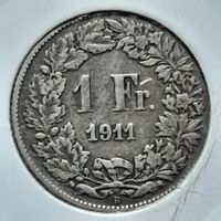 1 Franc Suisse 1911 en argent