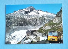 Furka Pass - Postauto SAURER - Belvedere - Rhone Gletscher