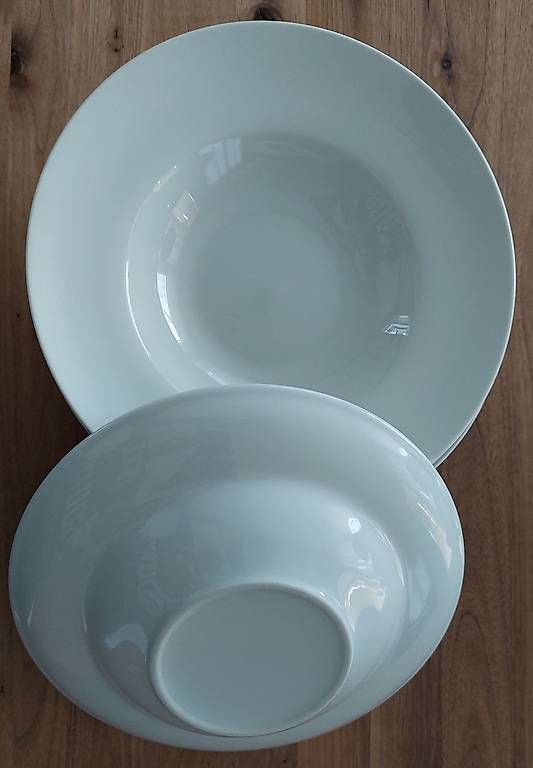 Piatti: 8 Pastateller weiss NEU ungebraucht – Nuovo (secondo la descrizione) da Oberwangen b. Bern venduto da mfmr 1