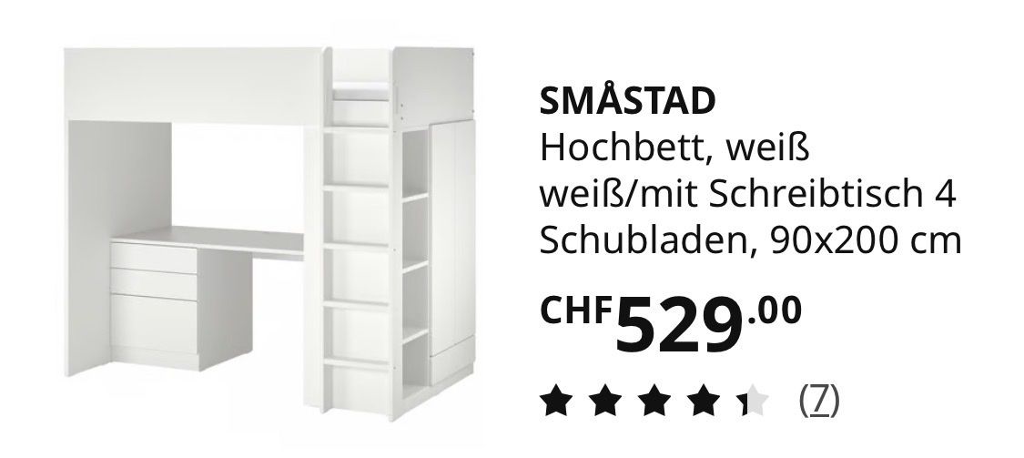 Letti: Ikea Småstad – Usato da Tägerwilen venduto da Manzy13