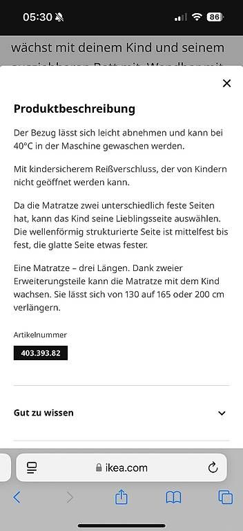 Matelas: Matratze – D'occasion à Altstätten SG par loni08 3