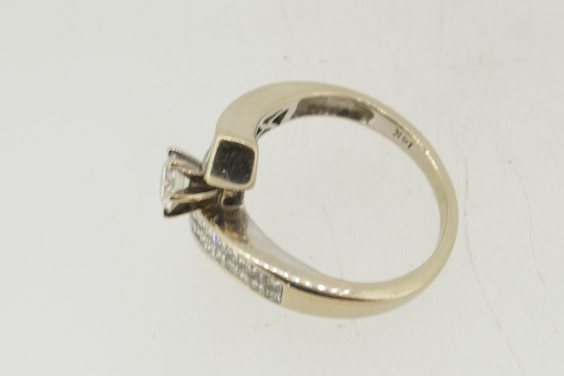 Anelli: edler Brillant Ring 14 Karat 4,2 gr. Ringgröße 51,5 – Usato da Schaffhausen venduto da swisswatches-andmore 4