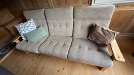 FERIENHAUSFEELING - SOFA mit 2 SESSELN & TISCHLI