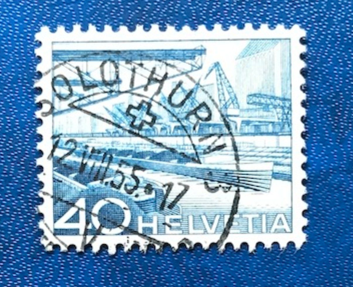Tutti i francobolli: Nr.305 Technik und Landschaft GESTEMPELT     – Usato da Aarau venduto da Billa007