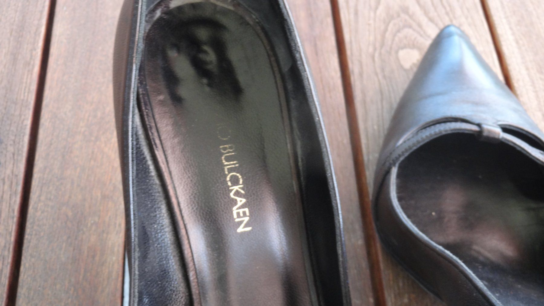 Scarpe da donna: Pumps schwarz, mit Riemchen – Usato da Erlenbach ZH venduto da November-Ergometer 3