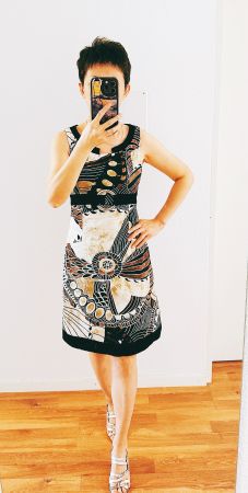 Top Zustand! Kleid aus Italien Baumwolle bequem elegant