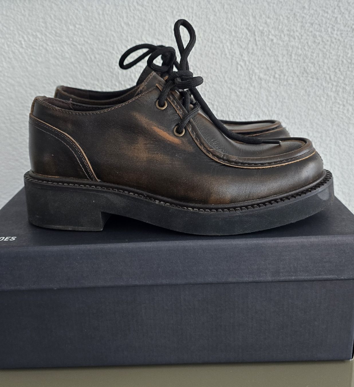 Marc O'Polo Scarpe da donna: Loafer Marco Polo 37 braun Leder – Nuovo (secondo la descrizione) da Untereggen venduto da cla_kb2w