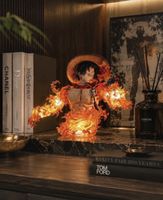 Figurine Ace One Piece Effets feu lumineux Led