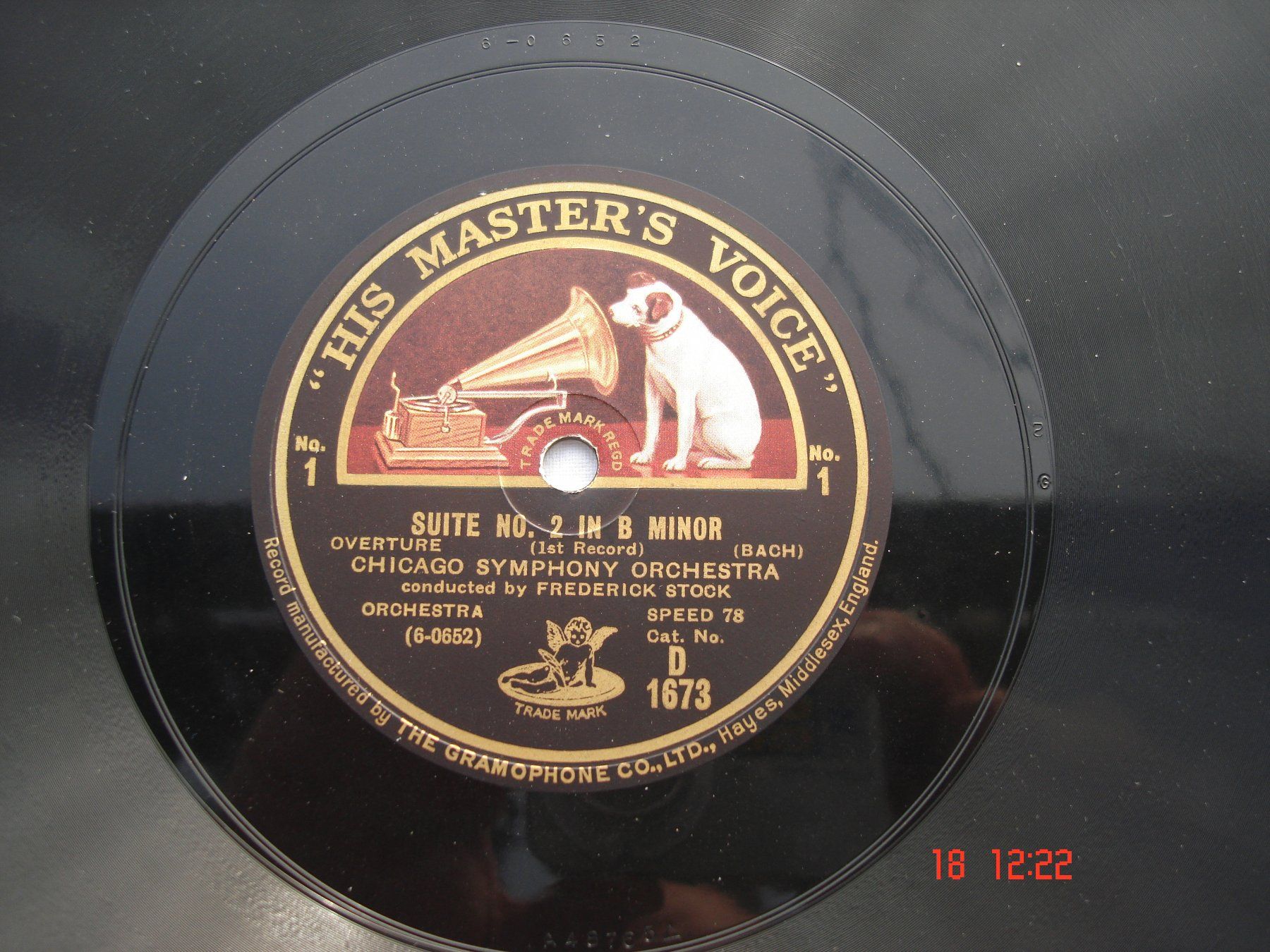 Schallplatten: Schellackplatten J.S.Bach Orchestersuite Nr.2 h-Moll – Gebraucht aus Aeschi SO von abi1951
