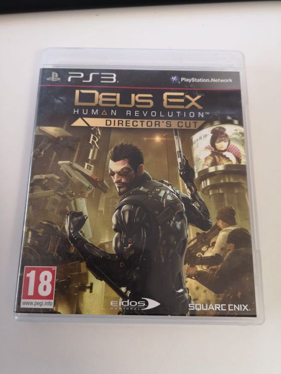 Jeu PS3 Deus Ex: Human Revolution - Complet Avec Boîtier Et Notice - Bon état, Prêt à Jouer