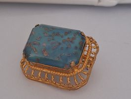 antike Zauberhafte  Jugendstil Brosche