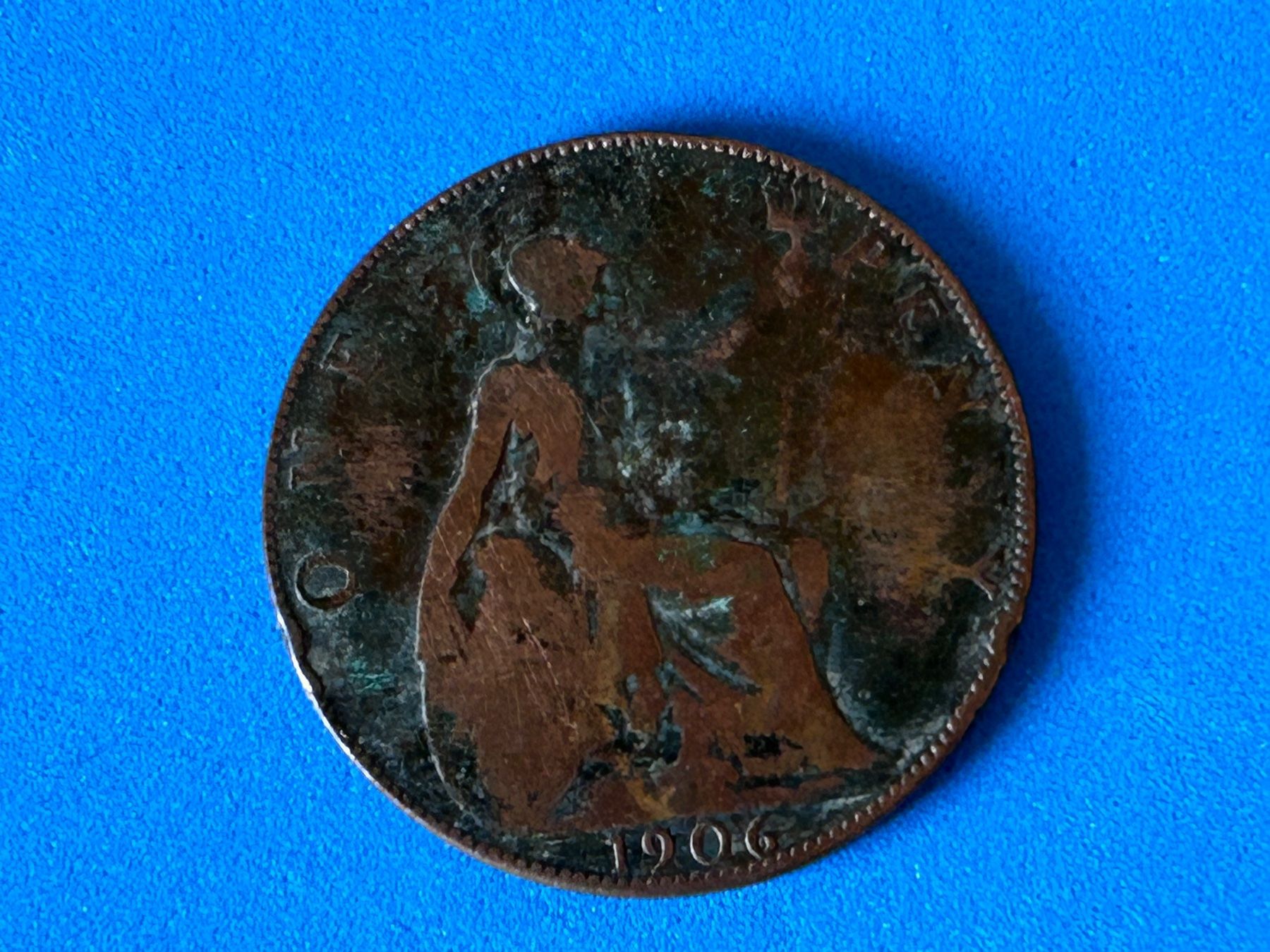 Tutti le monete: UK - 1 Penny - Edward VII 1906 – Usato da Corcelles NE venduto da AJKader 2
