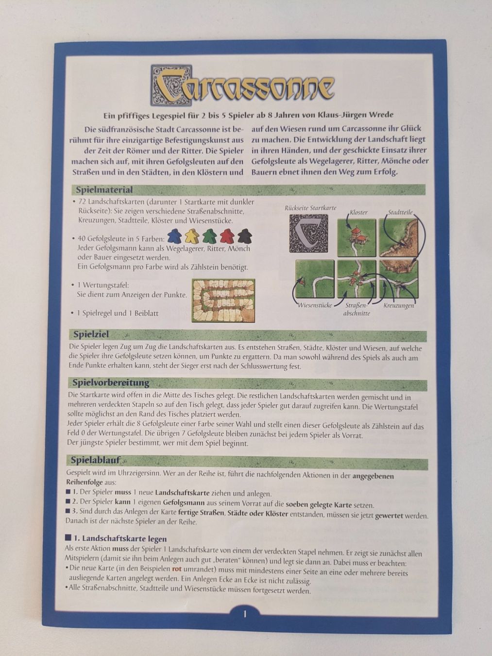 Giochi: Carcassonne Grundversion (altes Design) – Nuovo (secondo la descrizione) da Buchs ZH venduto da Foto_fan 5