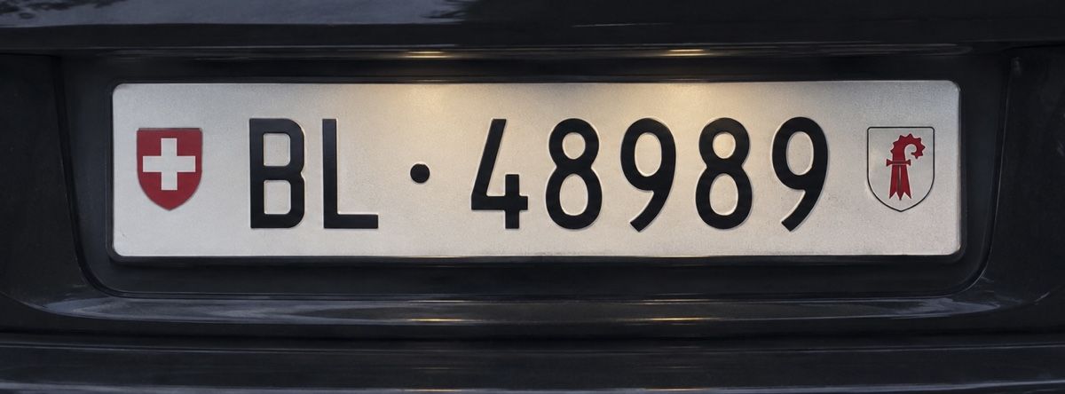 Insegne: Kontrollschild BL 48988 – Nuovo (secondo la descrizione) da Frenkendorf venduto da banemk12