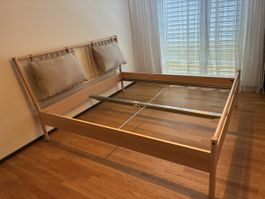 180x200 cm, BJÖRKSNÄS Bettgestell, Birke/Birkenfurnier