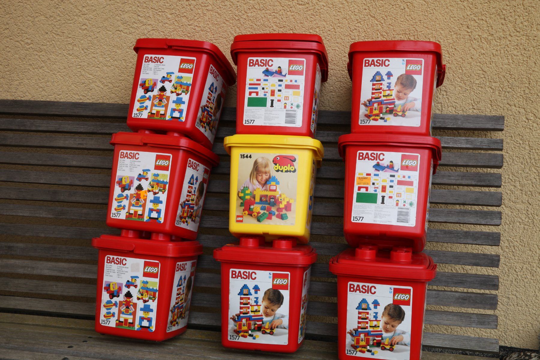 Lego Kit di costruzioni: Lego, Basic und Duplo, nur Materialkisten – Usato da Dietikon venduto da Idefix66