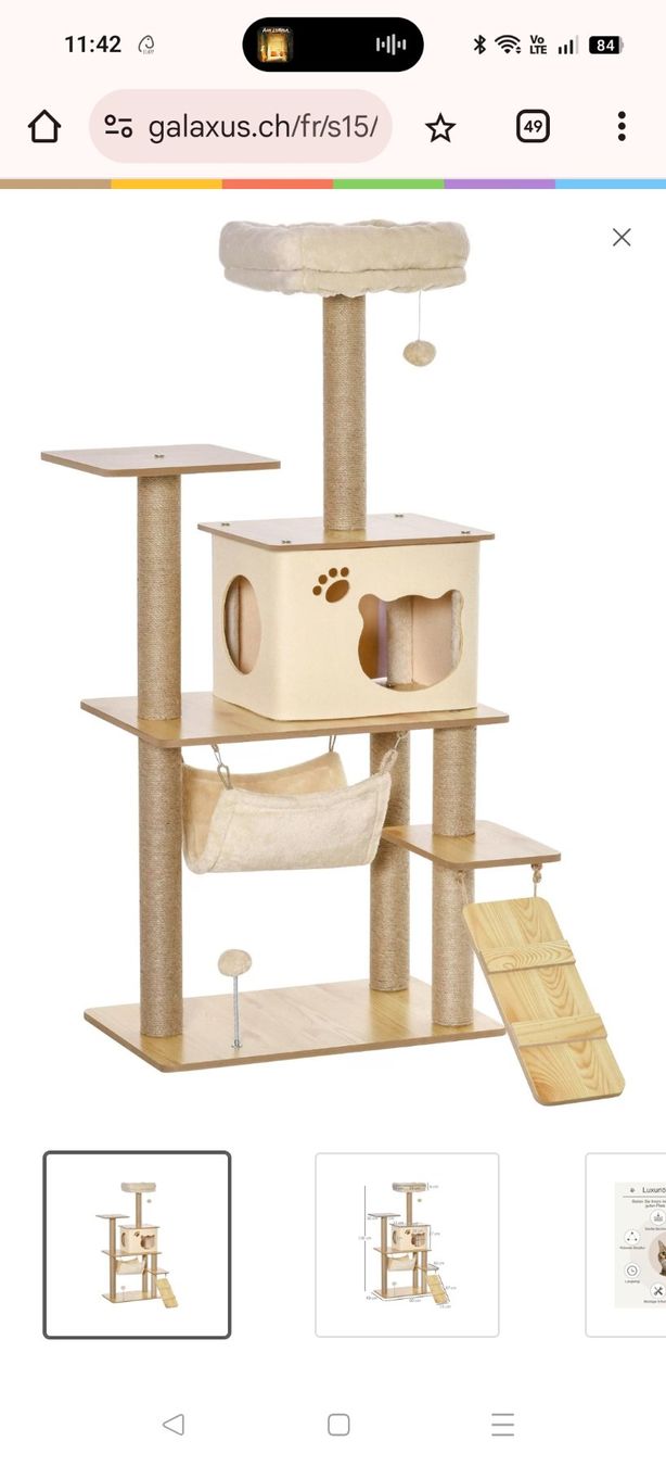 Arbres à chats: Arbre à chat 1m30 – D'occasion à Chamoson par Yuriyaa 8