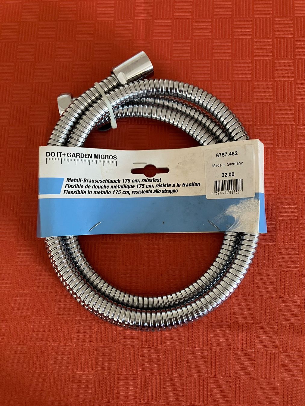 Sonstiges zu Bad & Küche: Metall-Brausenschlauch – Neu und originalverpackt aus Seuzach von fra_ln2l