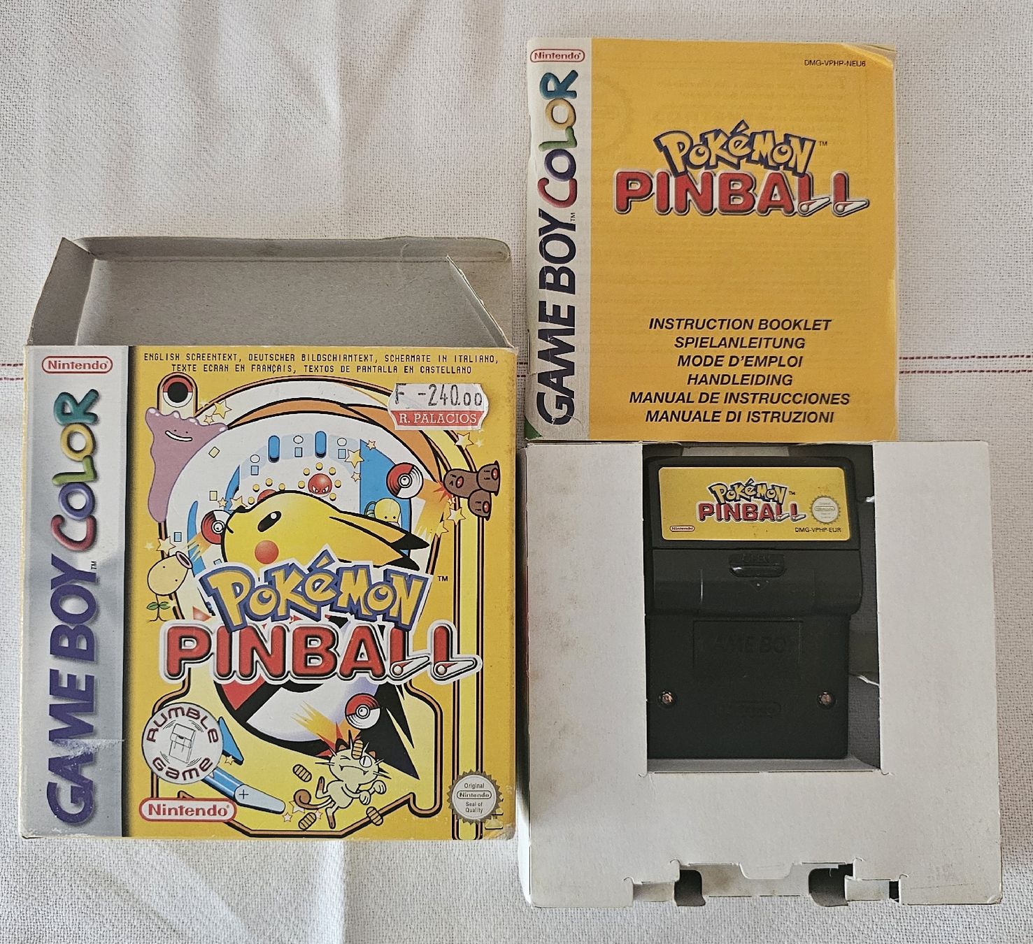 Pokémon Giochi: pokemon pinball gameboy color complet FR – Usato da Pully venduto da RandomZero 1