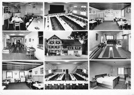 9-Bild Ansichtskarte RÖSSLI LINDAU ZH um 1960
