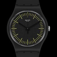 SWATCH “BLACKNYELLOW” SUOB184, Brand new, No box & papers