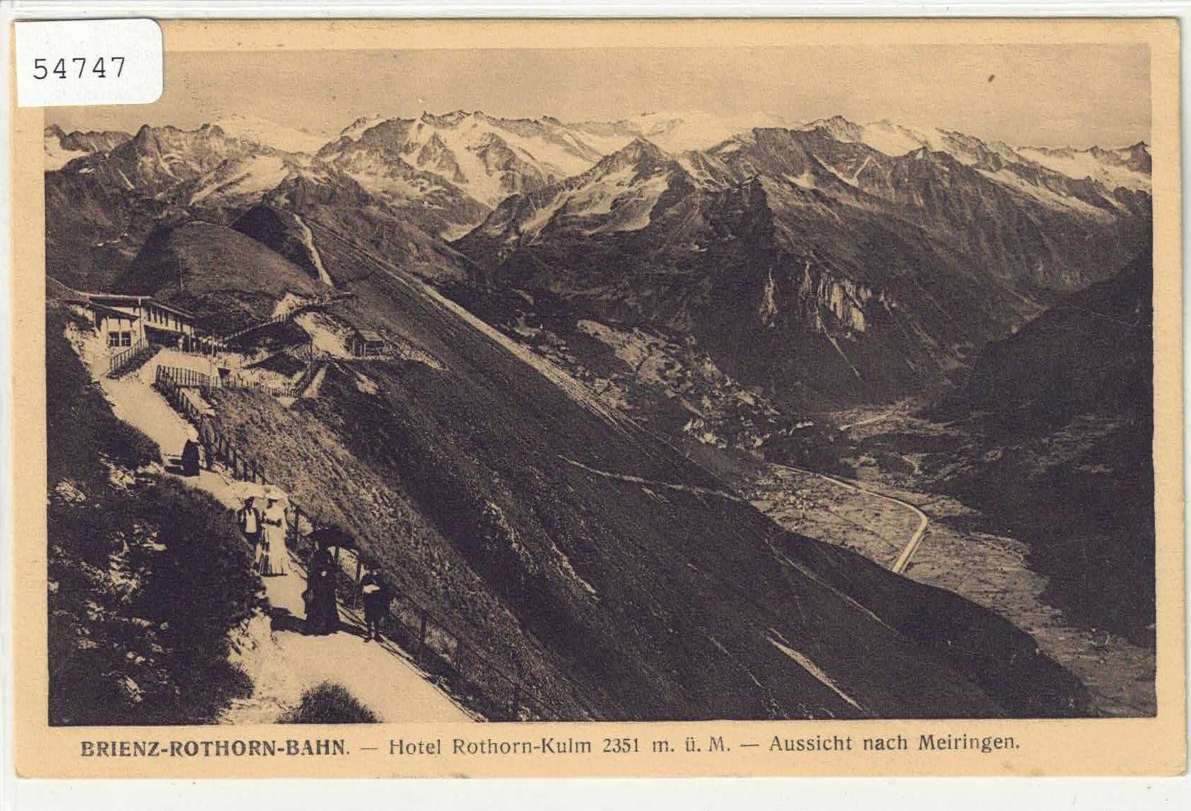 Ansichtskarten: Brienzer Rothorn Bahn - animee – Gebraucht aus Ettingen von Kartenplanet