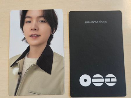 BTS ARIRANG WEVERSE POB EARLY BIRD PHOTOCARD SUGA