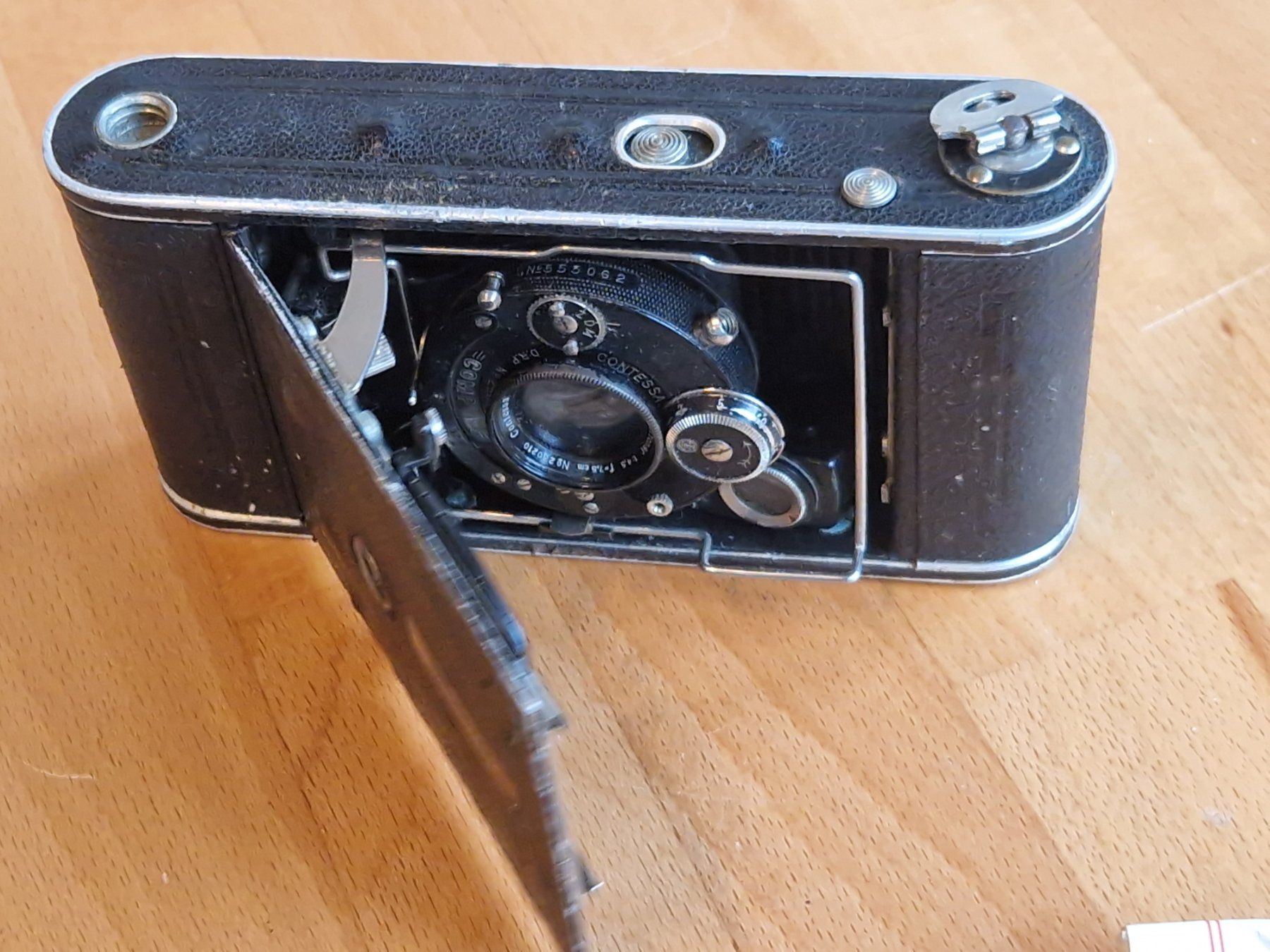 Appareil photo: Cocarette Kamera, Contessa-Nettel, 6x9cm – D'occasion à Zürich par schneiters 2