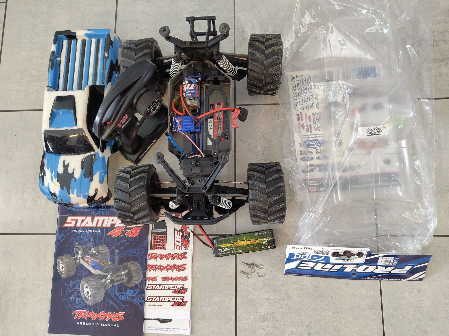 Traxxas Modellismo RC: Traxxas RC Auto Off-road Stampede Model 6701 – Usato da Meilen venduto da andispr