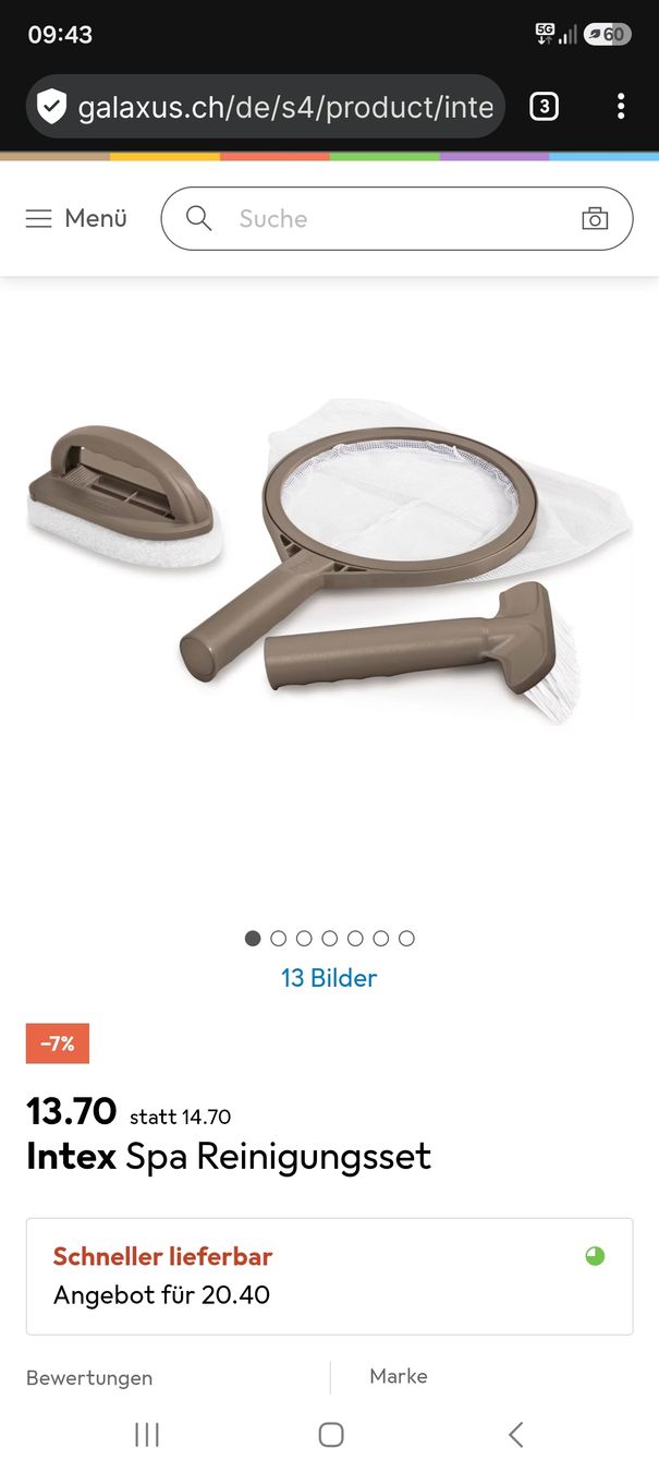 Sonstiges für Haushalt & Wohnen: Intex Spa Reinigungsset – Gebraucht aus Fislisbach von Quirlig07