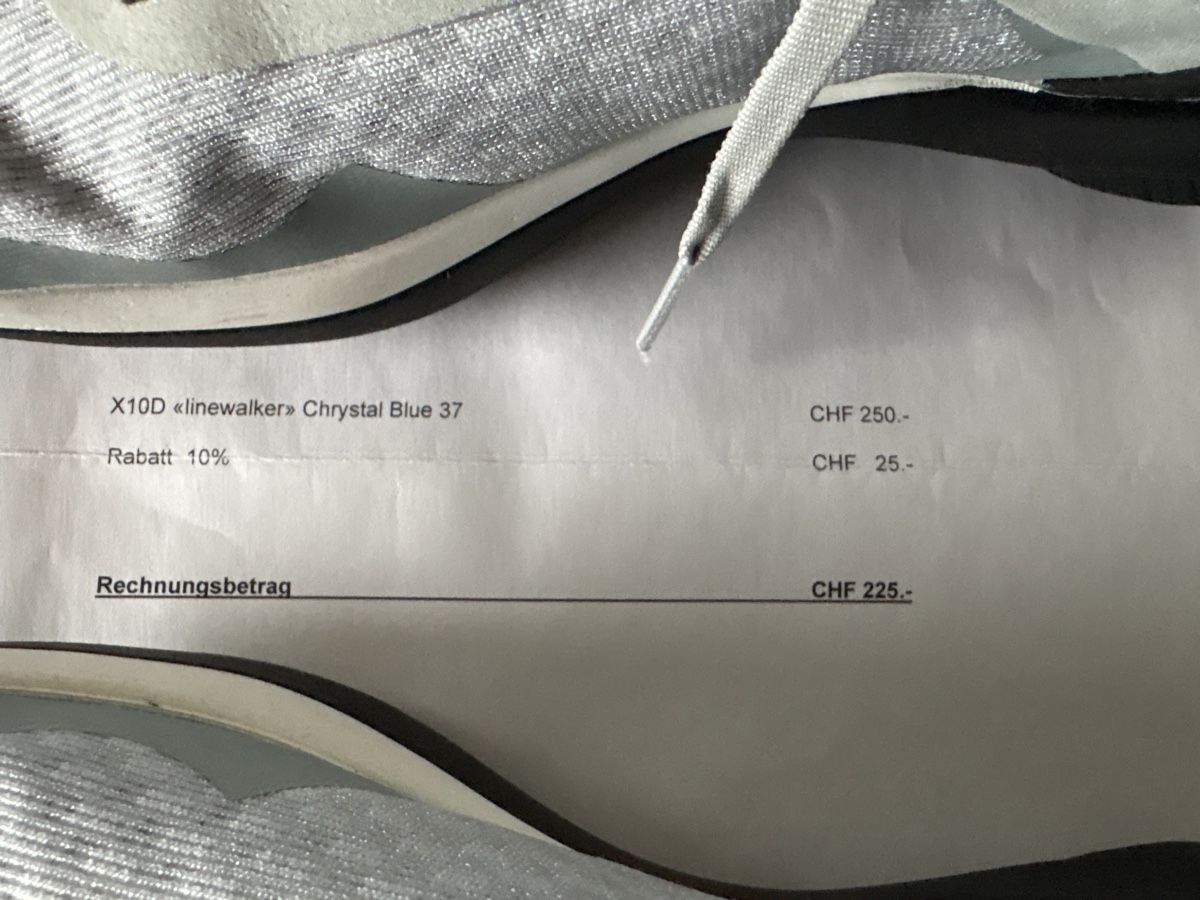 Scarpe da donna: X10D linewalker Chrystal Blue 37 Schuh – Nuovo (secondo la descrizione) da Grenchen venduto da nethy 2