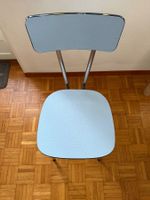 Stuhl Retro Metall hellblau 1 Stk