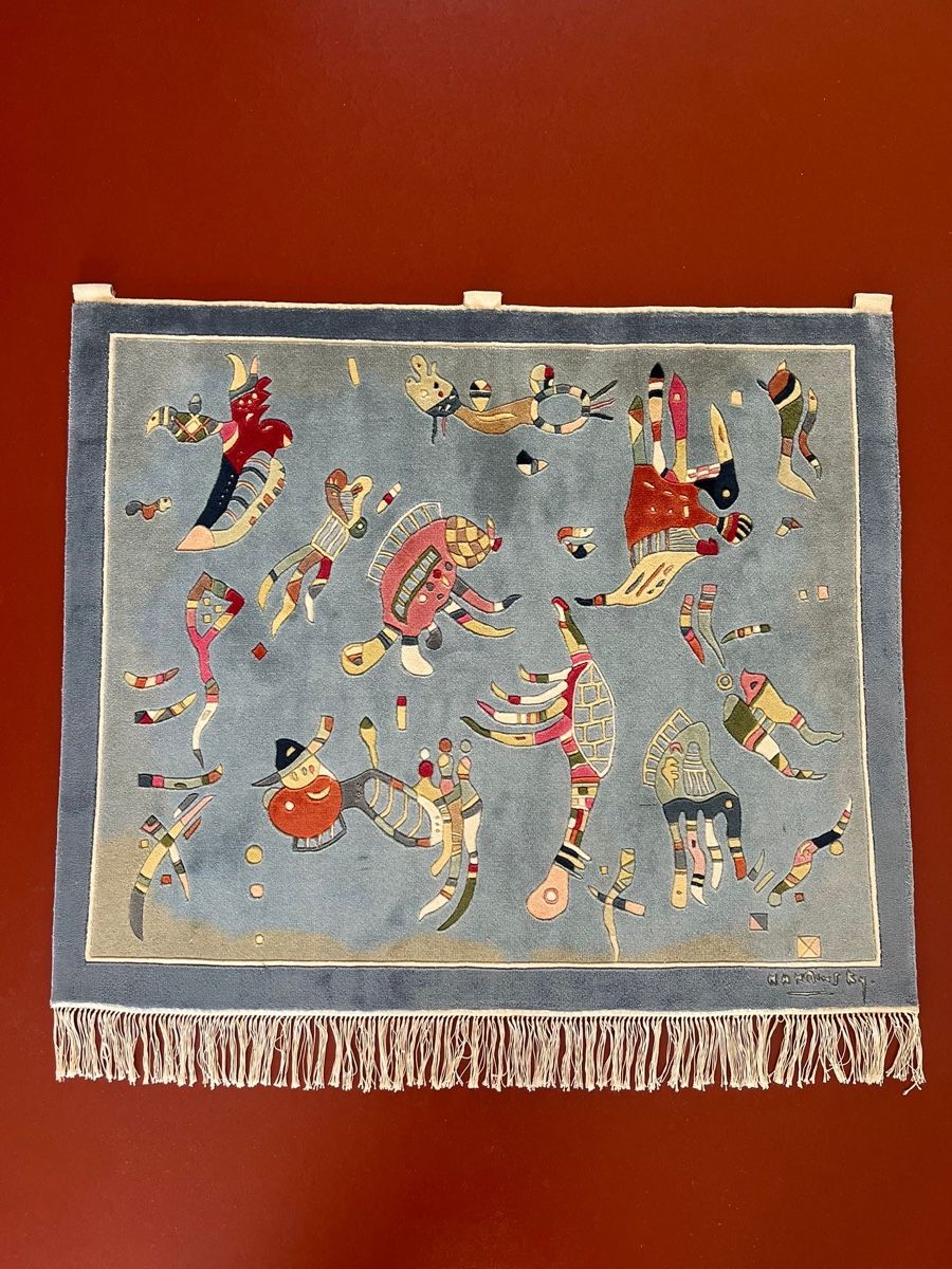 Tappeti: Wassily Kandinsky Himmelblau Wandteppich  – Usato da Giffers venduto da non_plus_ultra 1