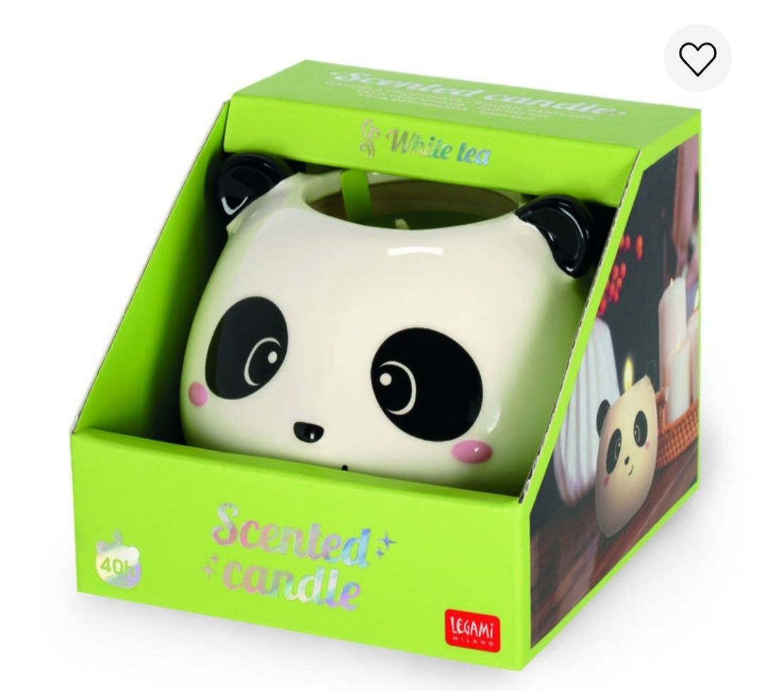 Wandhalterungen: LEGAMI - Panda Kerze  – Neu und originalverpackt aus Fruthwilen von Mostro-Medusa