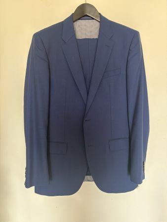 Tommy Hilfiger - Costume Homme Bleu - 100% Laine - Taille 98