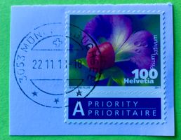 Nr.1377 Dauermarken Gemüseblüten 2011 mit Stempelt Kiefelerb