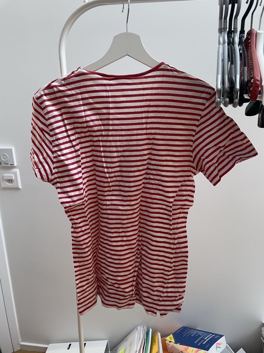 Bogner T-shirt: Bogner Shirt, Rot-Weiss gestreift, Gr. 42 – Usato da Aristau venduto da cherry-berry 3