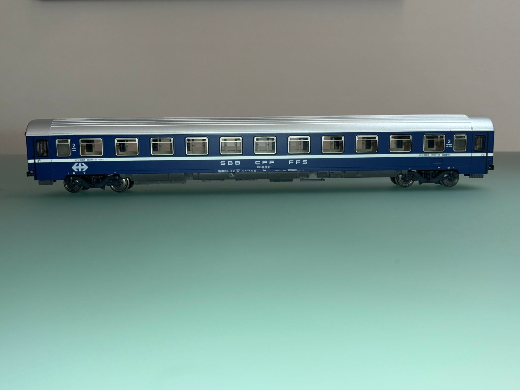 Roco Trains électriques: EUROFIMA bleu Bcm couchettes 2e cl. * 1/87e SBB CFF FFS – D'occasion à SION par Pef12 5