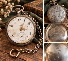  Antike Schweizer Taschenuhr  M. Horoschow Bern 