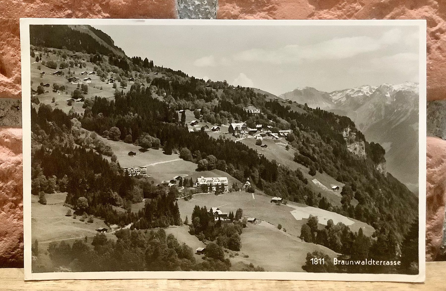 Ansichtskarten: 1937 - BRAUNWALDTERRASSE Glarus – Gebraucht aus Root von ENGLAND-TREASURES