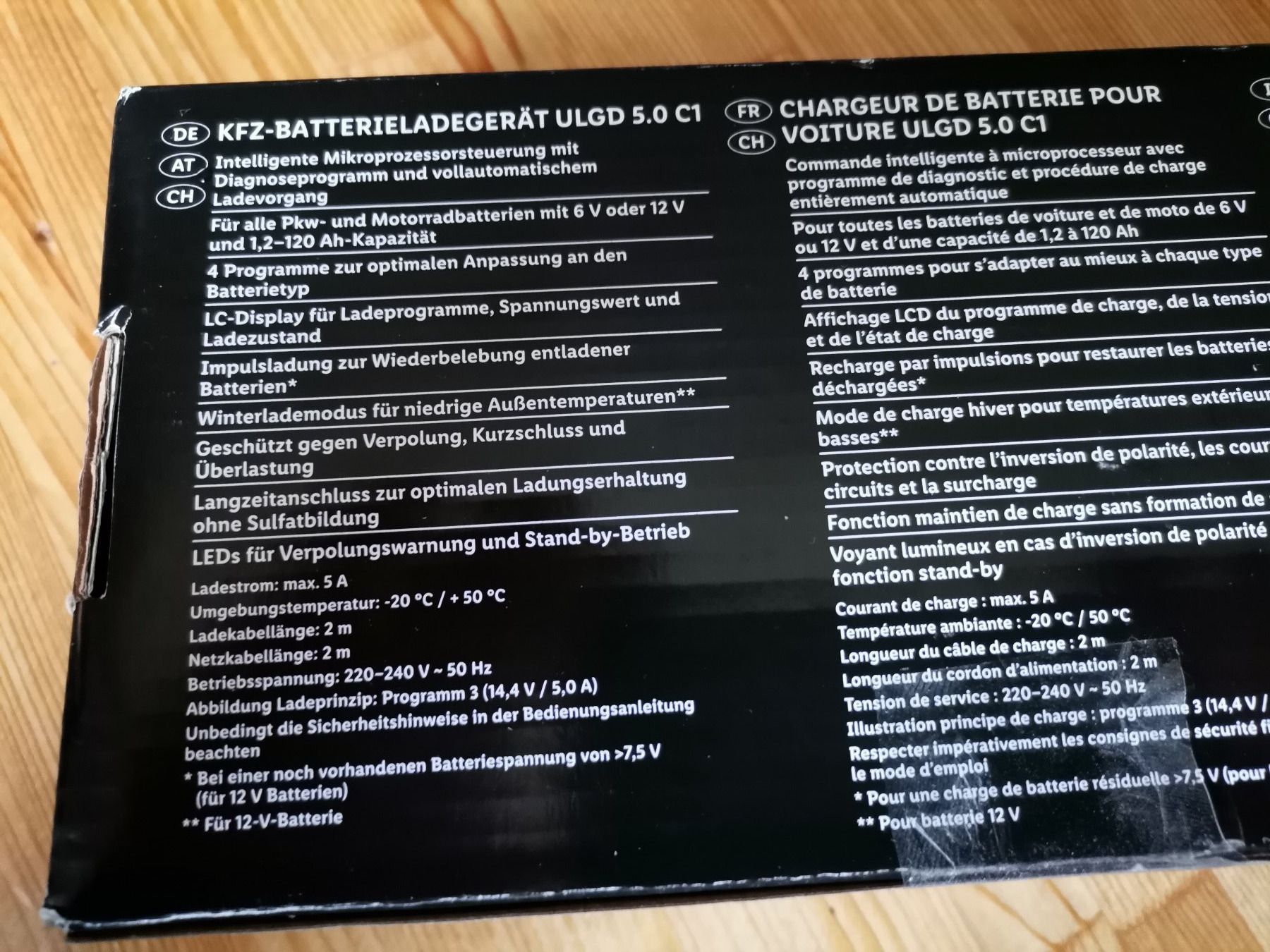 Batterie-Ladegeräte: KFZ Batterieladegerät ULGD 5.0 C1 – Neu und originalverpackt aus Münchwilen TG von  2
