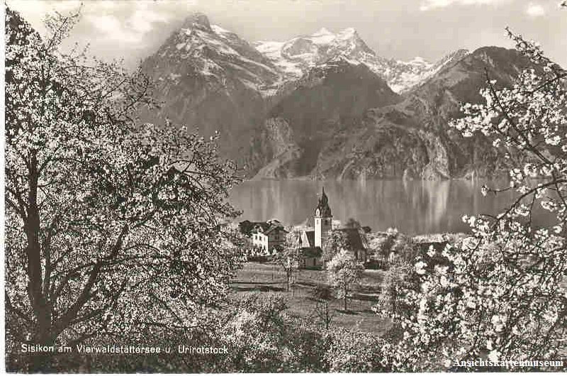 Cartoline postali: Sisikon + ca. 1955 – Usato da Emmenbrücke venduto da teestube