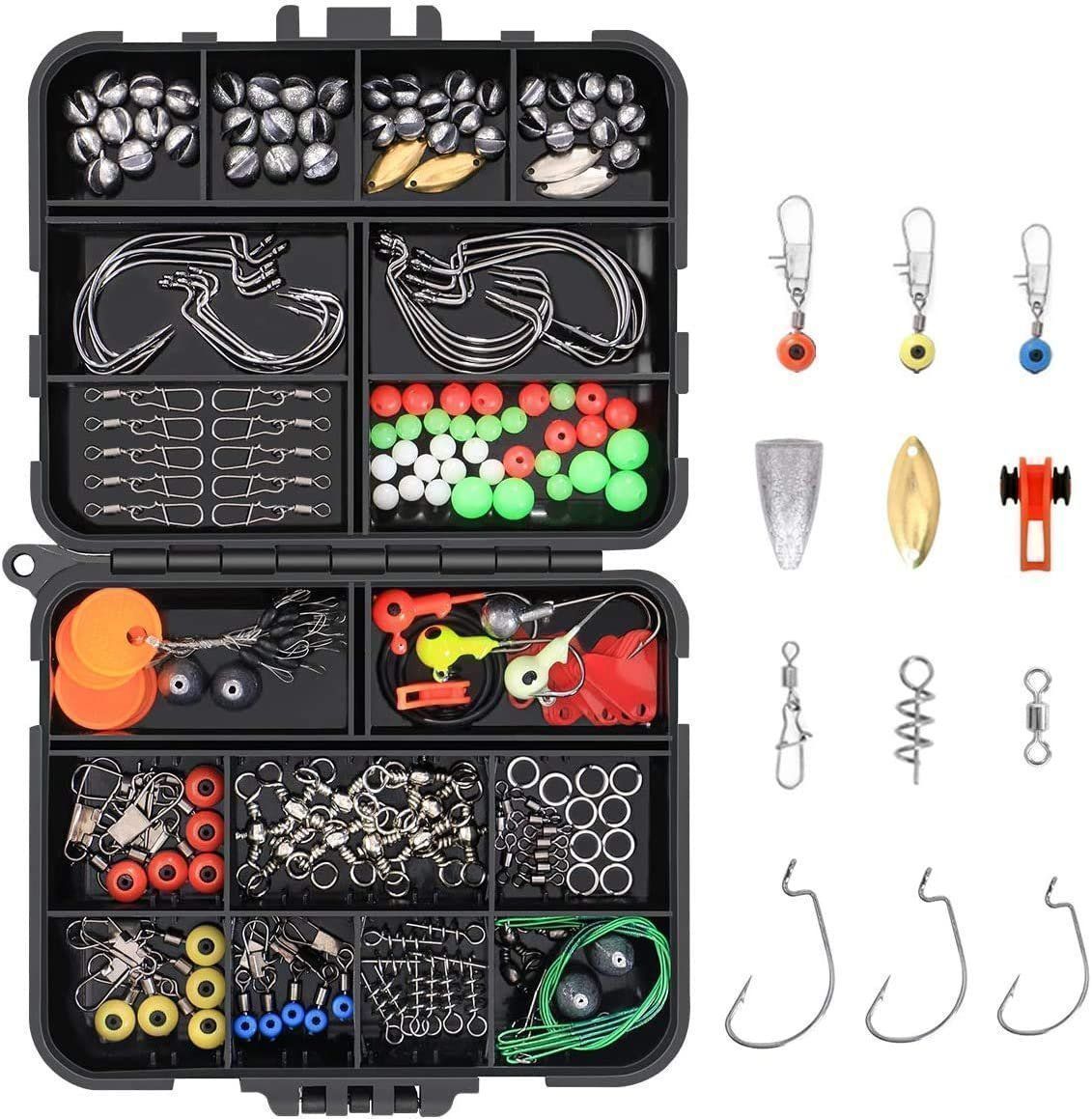 191pcs Angelhaken Set Box Angelzubehr Jig Gewichte Wirbel (Neu und  originalverpackt) in Herisau fr CHF 39  mit Lieferung auf Ricardo kaufen