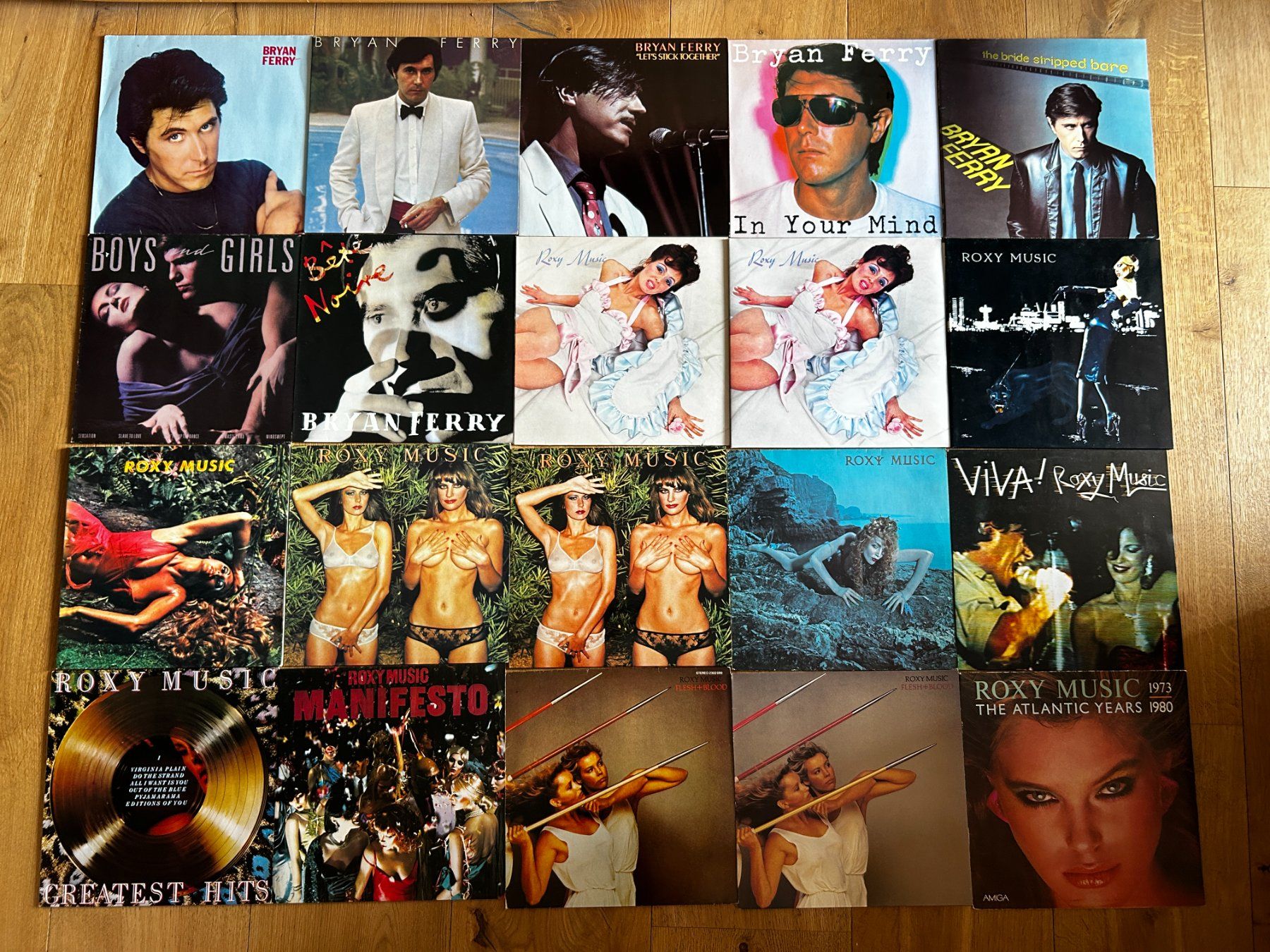 Dischi in vinile: LP Sammlung Roxy Music Bryan Ferry, 20 LPs, div. Pressungen – Usato da Steinach venduto da Jaguare1961